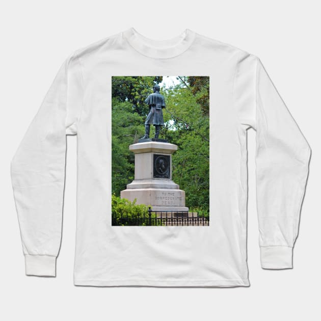 Rear Side Of Monument Long Sleeve T-Shirt by Cynthia48